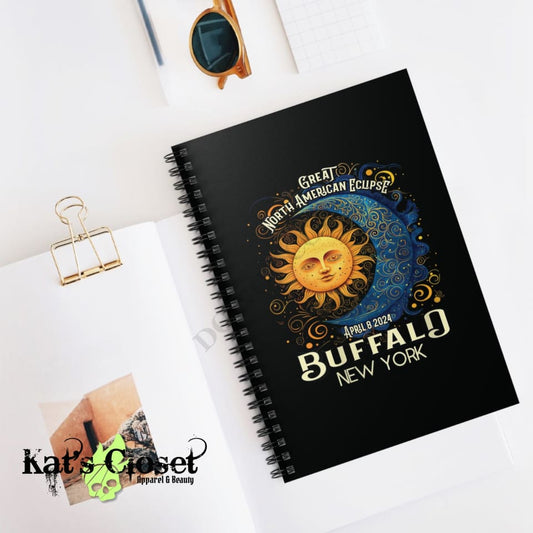Buffalo NY Eclipse 2024 Notebook - Ruled Line Paper products