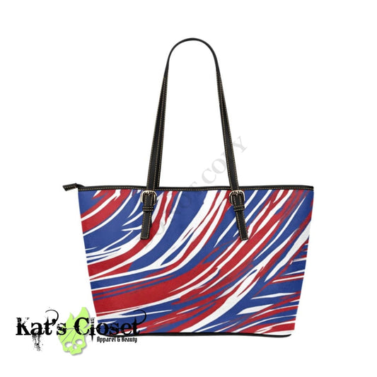 Buffalo Stripes Leather Tote Bag/Small TOTES & BAGS