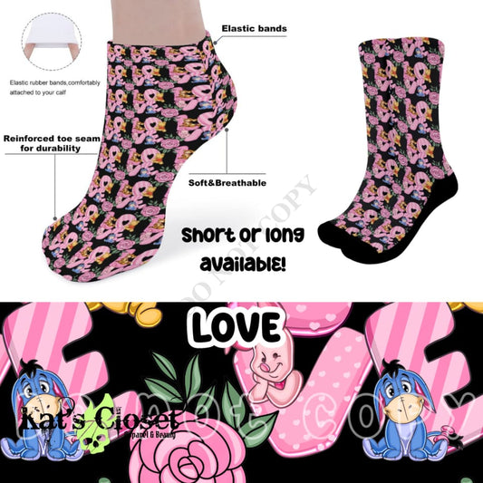 LOVE CUSTOM PRINTED SOCKS Socks
