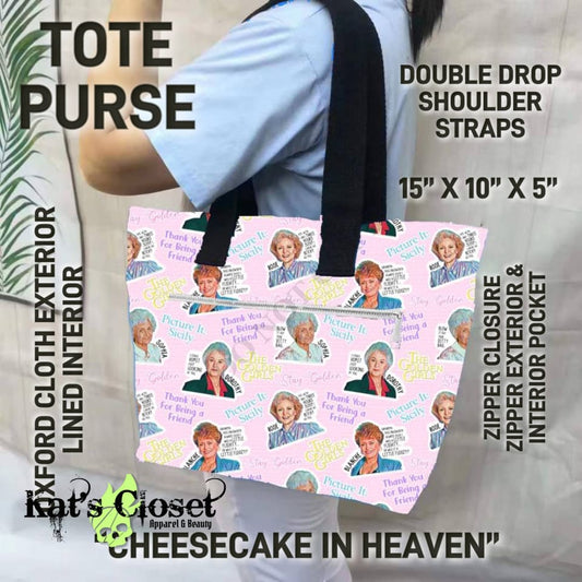Cheesecake in Heaven Purse Tote - Preorder ETA: Mid-July PURSE TOTES