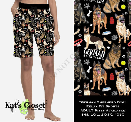 German Shepherd Relaxed Fit Shorts