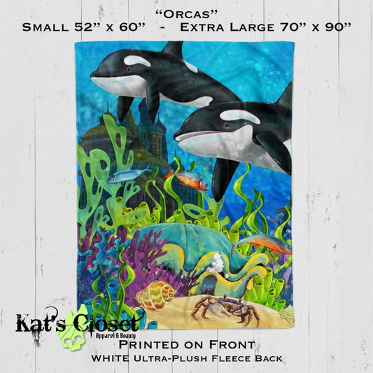Orcas - Blanket BLANKETS