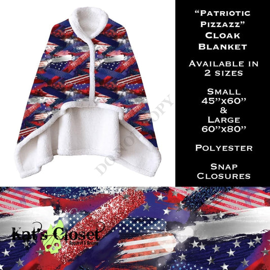 Patriotic Pizzazz Cloak Blanket CLOAKS