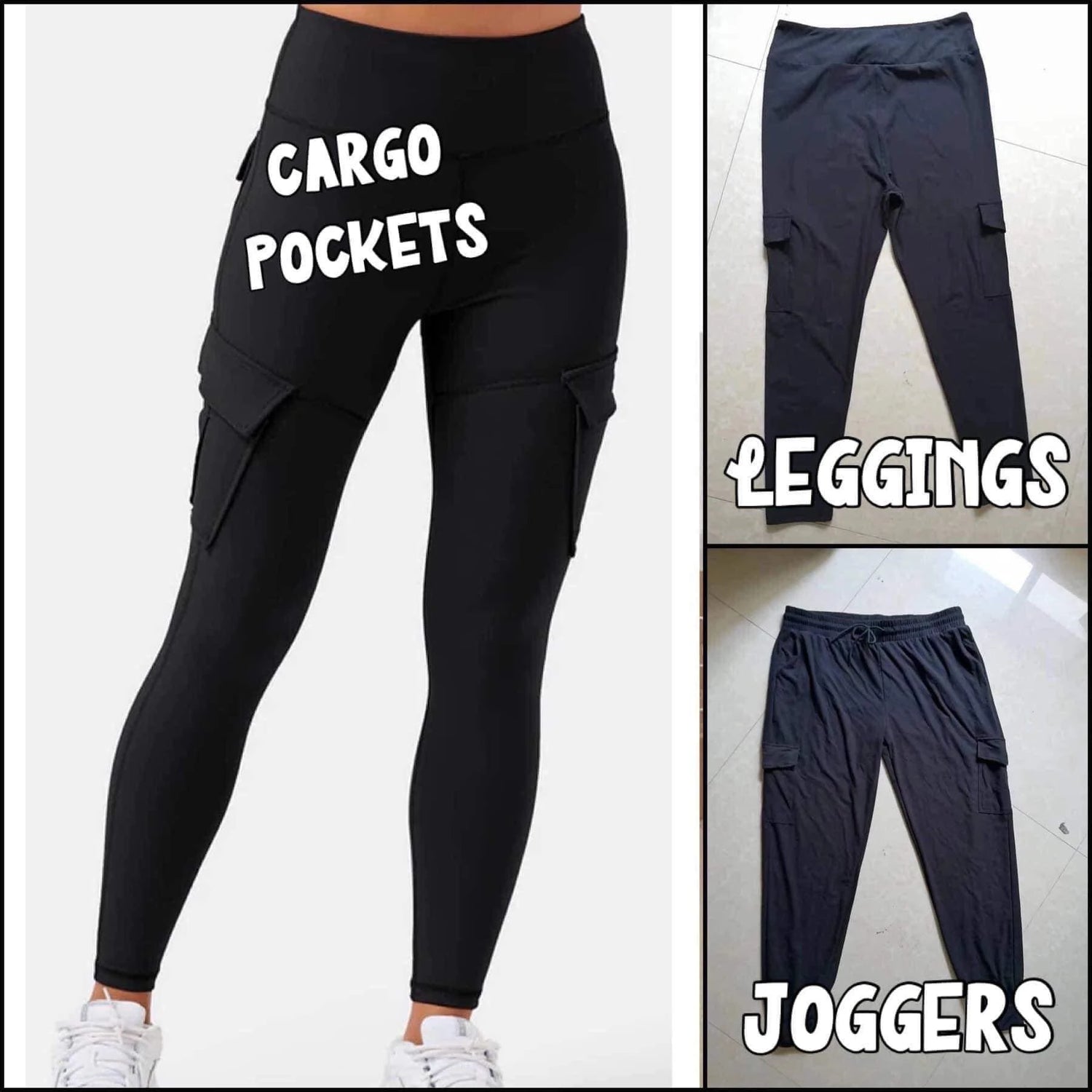 Cargo Pocket Leggings & Joggers 4