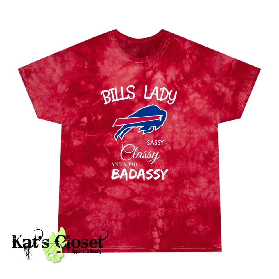 Bills Lady Tie-Dye Tee - Red or Blue T-Shirt