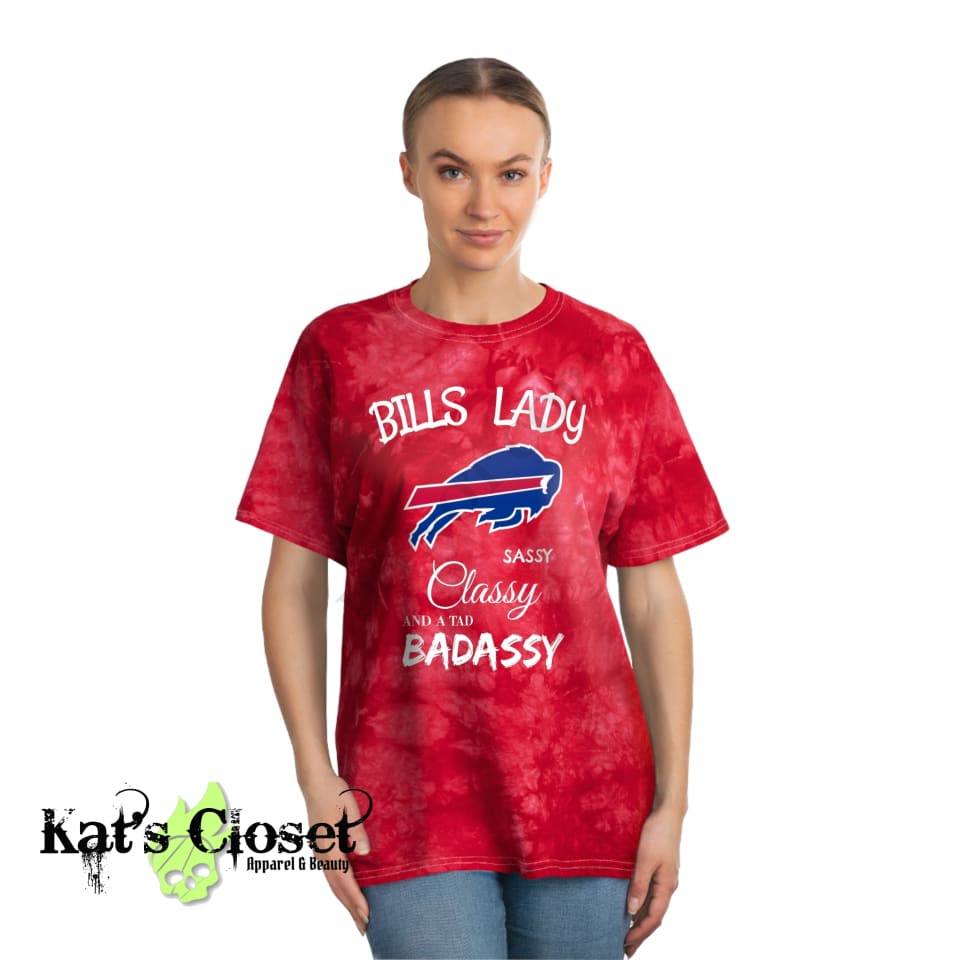 Bills Lady Tie-Dye Tee - Red or Blue T-Shirt