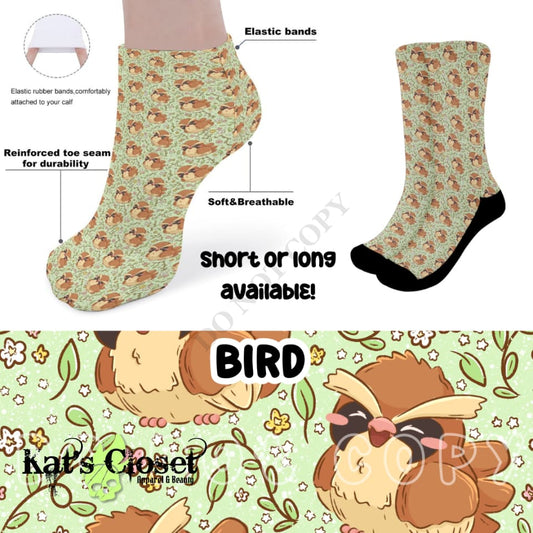 BIRD CUSTOM PRINTED SOCKS Socks