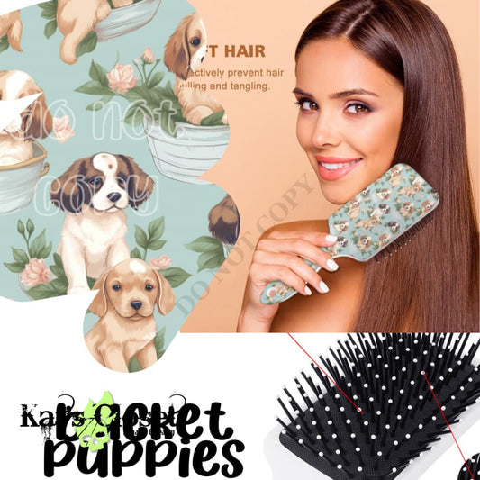 Bucket Puppies Paddle Soft Bristle Hair Brush - PreOrders Closed ETA:Mid Dec Ordered Pre-Orders