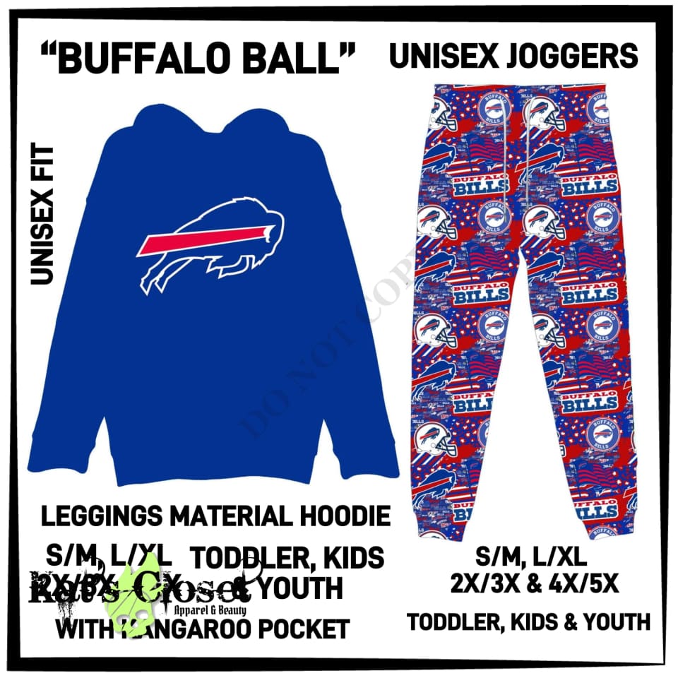 Buffalo Ball Outfit - 1 S/M Hoodie IN HAND