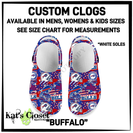 Buffalo Custom Clogs - PreOrders Closed ETA Early Oct Footwear