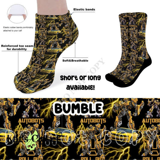 BUMBLE CUSTOM PRINTED SOCKS Socks