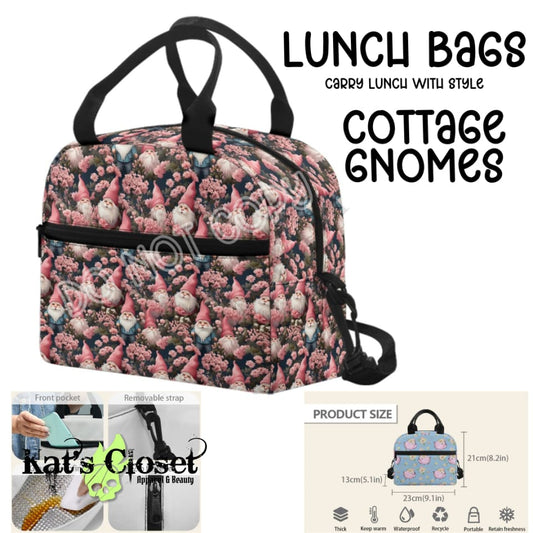 COTTAGE GNOMES LUNCH BAGS Lunch Bag