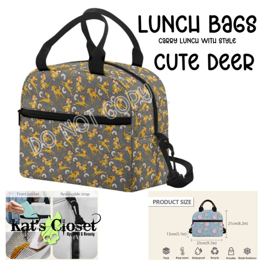 CUTE DEER LUNCH BAGS Lunch Bag