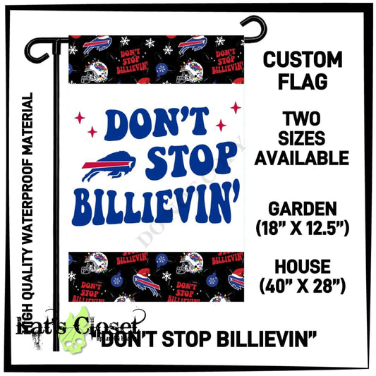 Don’t Stop Billievin Custom Flag FLAGS