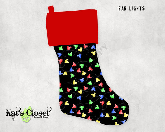 EAR LIGHTS Holiday Stocking