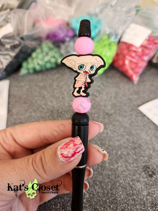 House Elf Silicone Beaded Pen or Keychain