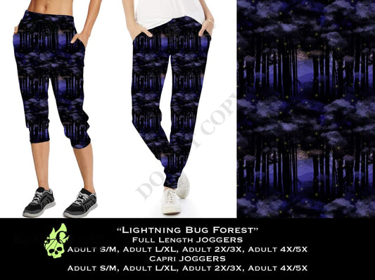 Lightning Bug Forest - Full & Capri Joggers