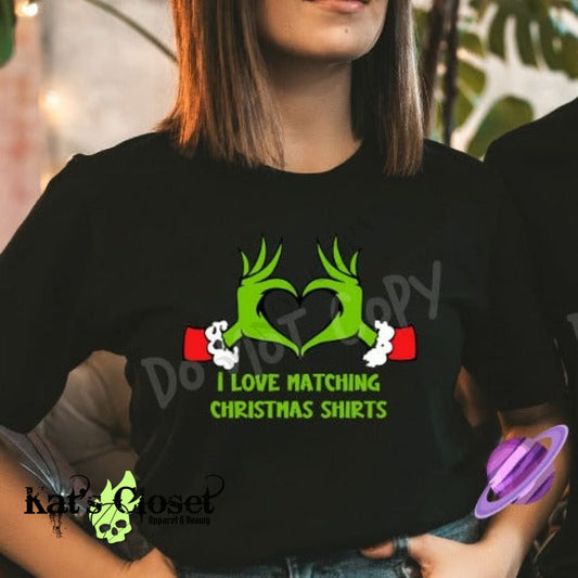 Matching Christmas Tees Green One Style - LIMITED EDITION