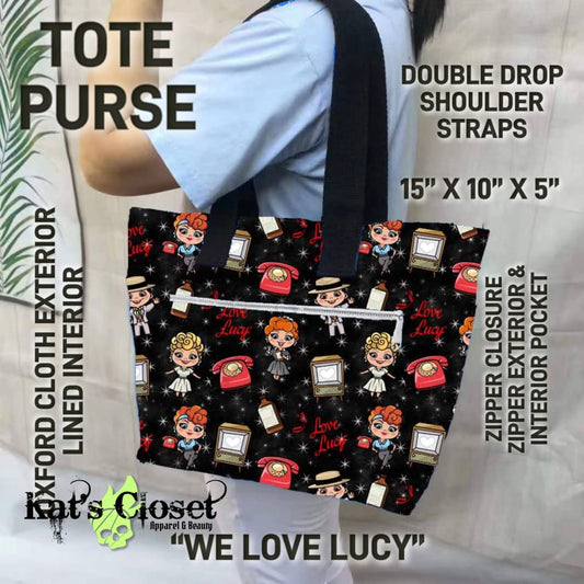 We Love Lucy Purse Tote - Preorder ETA: Mid-July PURSE TOTES