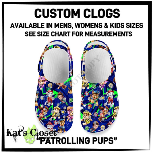 Patrolling Pups Custom Clogs