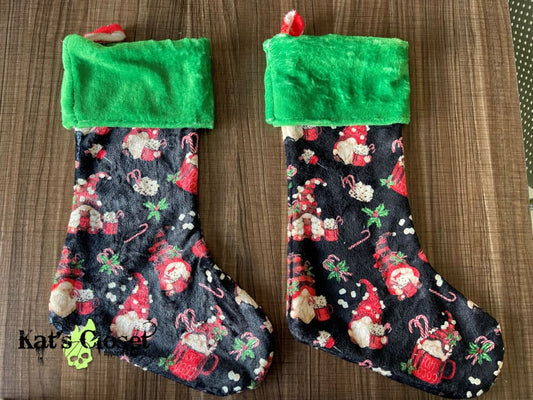 PLAID FRIENDS Holiday Stocking