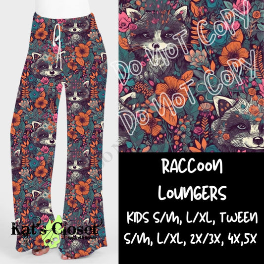 RACCOON LOUNGER - PREORDER CLOSED ETA END OF JULY/EARLY AUG Ordered Pre-Orders