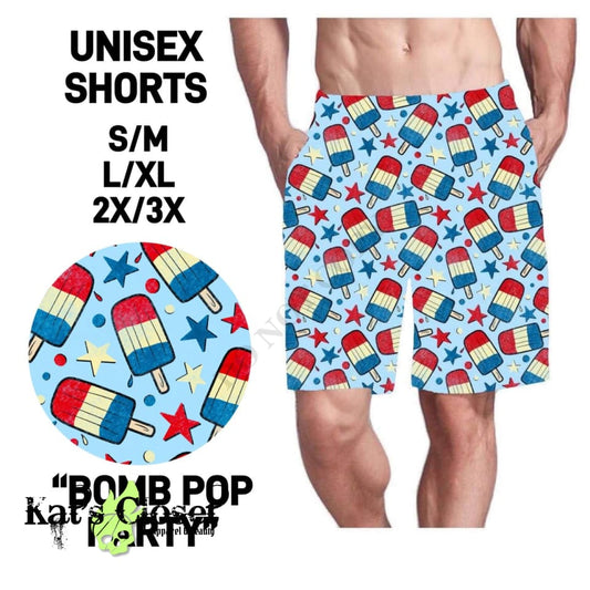 RTS - Bomb Pop Party Unisex Shorts* SHORTS