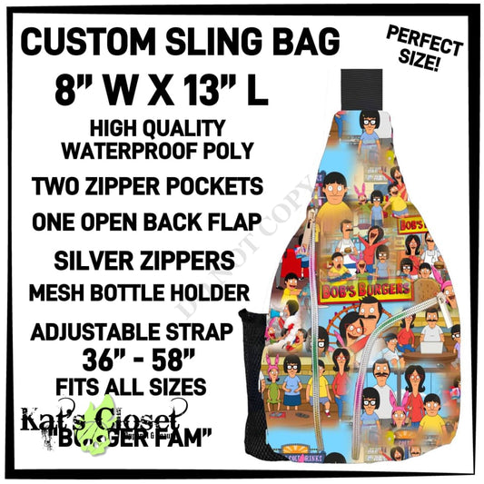 Burger Fam Sling Bag TOTES & BAGS