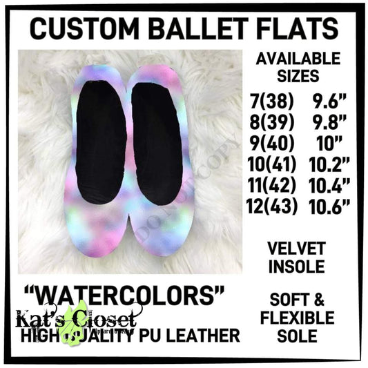 RTS - Cotton Candy Ballet Flats