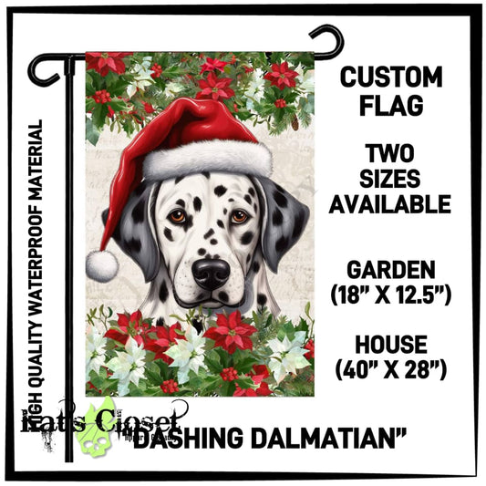 RTS - Dashing Dalmatian Custom Flag FLAGS