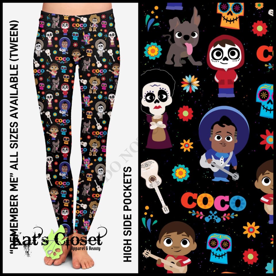 RTS - Remember Me Leggings with Pockets & CAPRIS