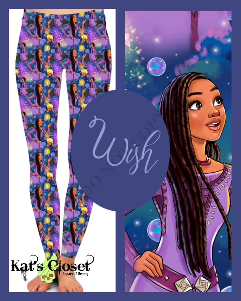 RTS - Wishes Leggings with High Side Pockets LEGGINGS & CAPRIS