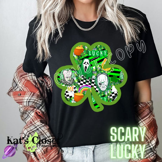 SCARY LUCKY UNISEX TEE - PREORDER CLOSEED ETA EARLY FEB Ordered Pre-Orders