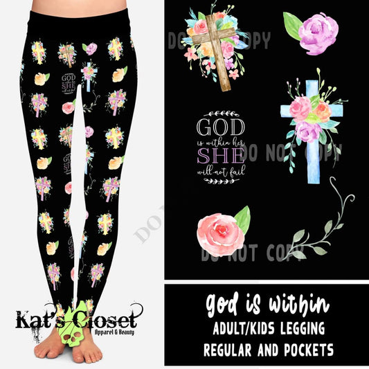 SPRING BASH RUN-GOD IS WITHIN LEGGINGS/JOGGERS