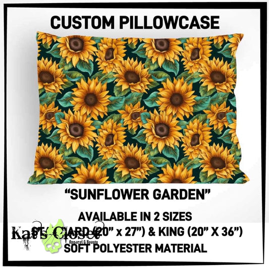 Sunflower Garden Pillowcase PILLOWCASES