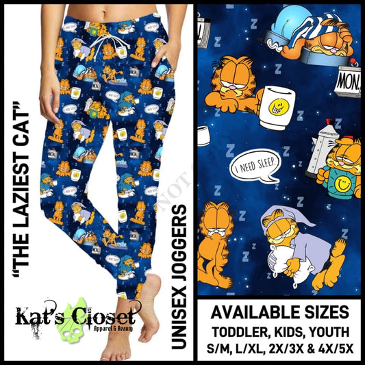 The Laziest Cat Joggers - Preorder Closed ETA: Early July Ordered Pre-Orders