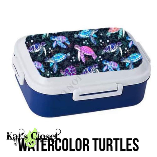 Watercolor Turtles Bento Box - Preorder Closed ETA: Late August Ordered Pre-Orders