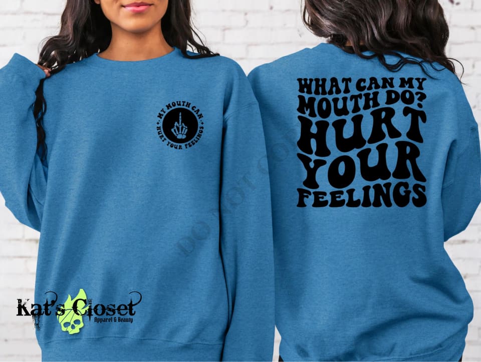 What Can My Mouth Do Crew Neck Fleece MWTCrewNeck