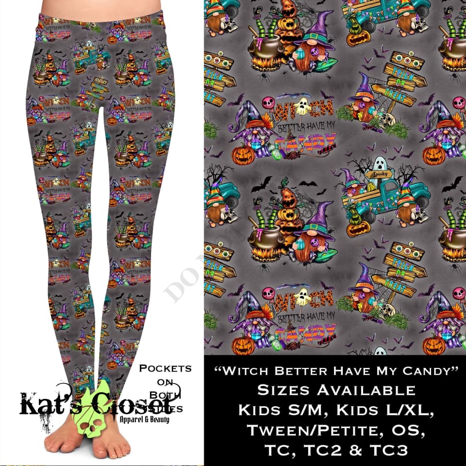 Witch Better Have My Candy Leggings with Pockets LEGGINGS & CAPRIS