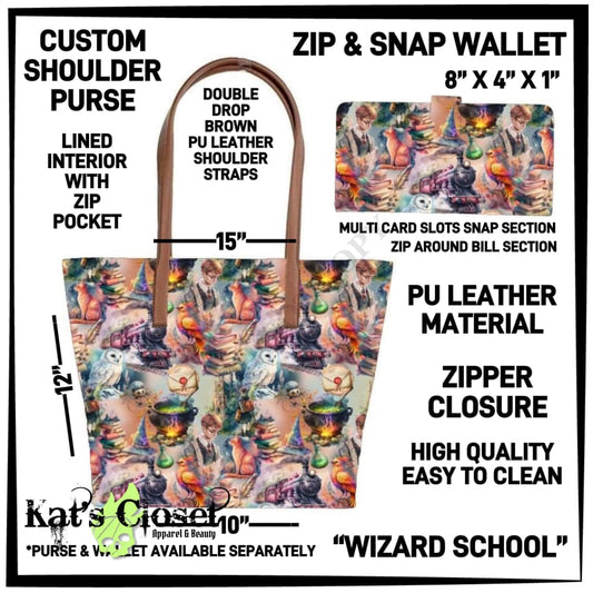 Wizard School Shoulder Purse TOTES & BAGS
