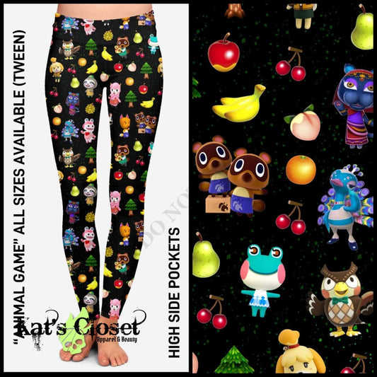 Animal Game Leggings with Pockets & CAPRIS