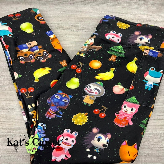 Animal Game Leggings with Pockets