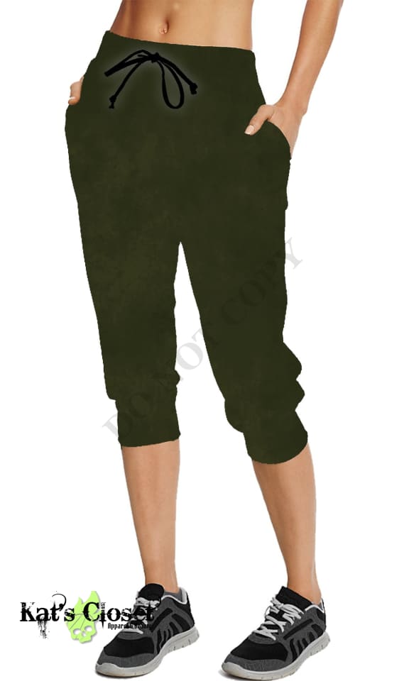 Army Green *Color Collection* - Full & Capri Joggers – Kat's