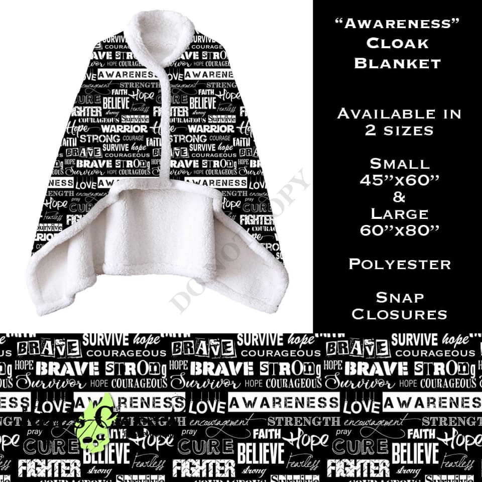 Awareness - Cloak Blanket CLOAKS