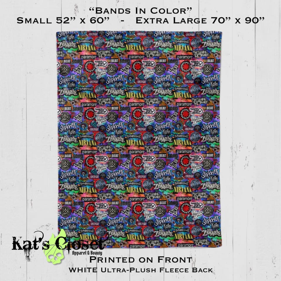 Bands in Color - Blanket BLANKETS
