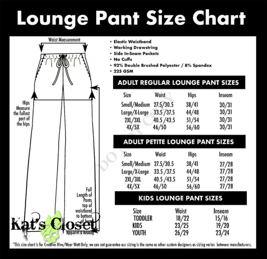Bat Lace - Lounge Pants LOUNGE PANTS
