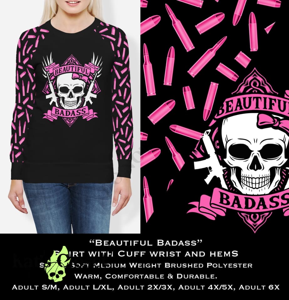 Beautiful Badass - Cozy Comfort Sweatshirt SWEATSHIRTS