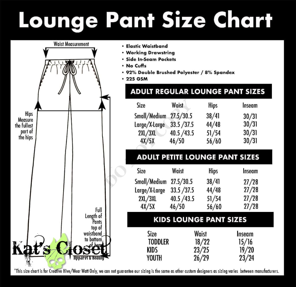 Black Paisley - Lounge Pants LOUNGE PANTS