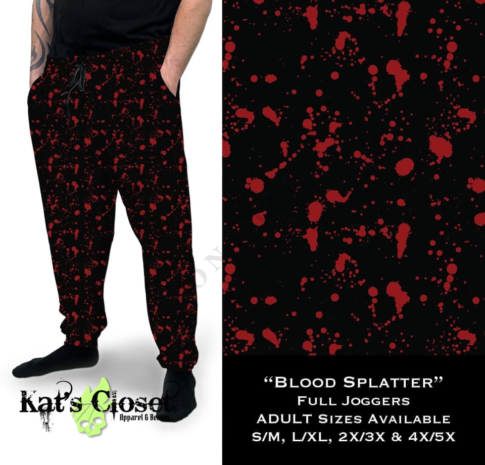 Blood Splatter - Full Joggers JOGGERS
