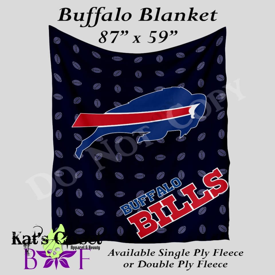 Buffalo Fleece Blanket - Single or Double Layer Customs